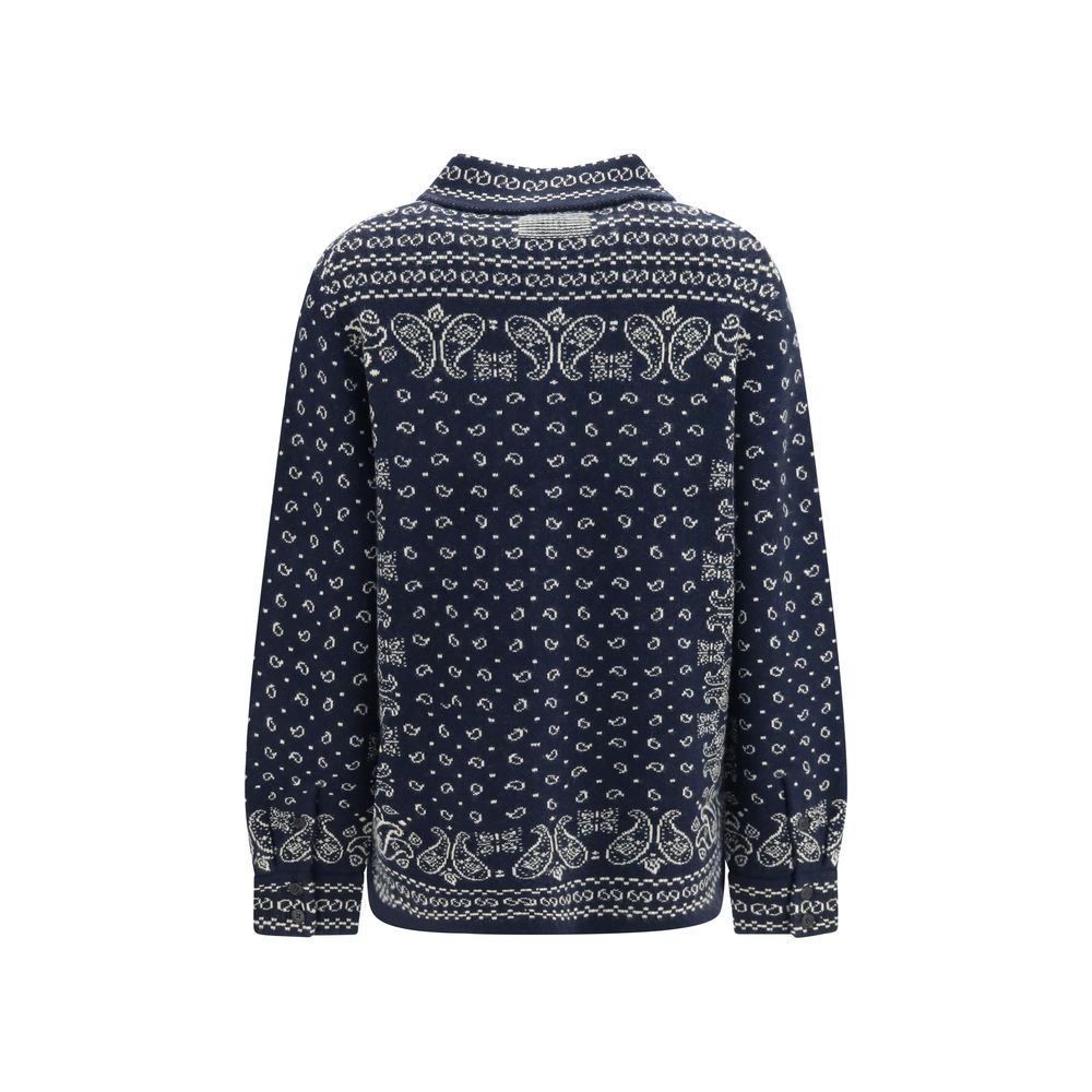 Blue Cashmere Shirt