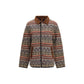 Brown Wool Oves Aries Full-Length Jacket