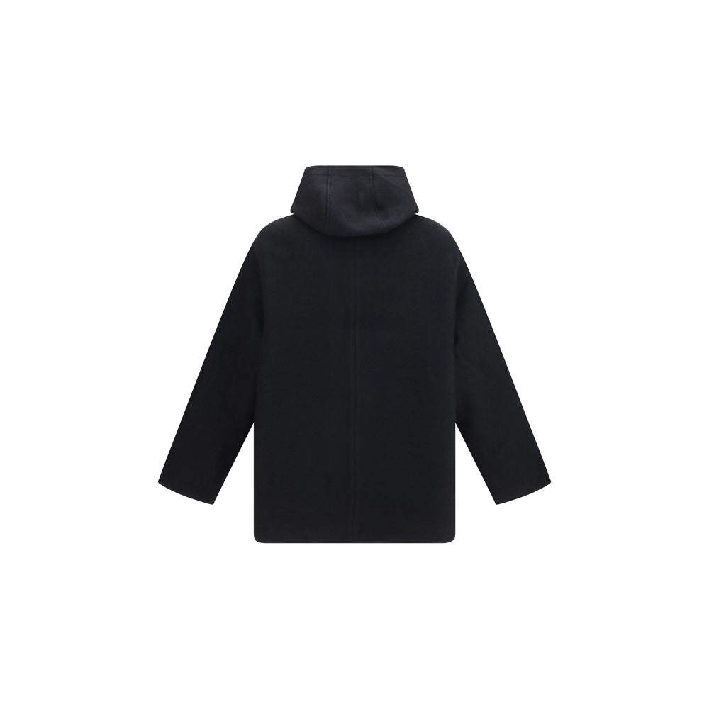 Black Wool Oves Aries Full-Length Jacket