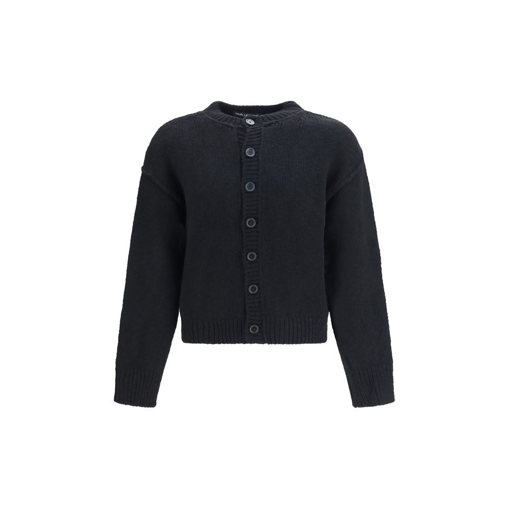 Black Wool Oves Aries Cardigan