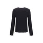 Black Cotton Sweatshirt
