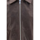 Brown Calf Leather Bos Taurus Leather Jacket