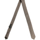 Brown Patterned Wool Adjustable Necktie Men Accessory Tie