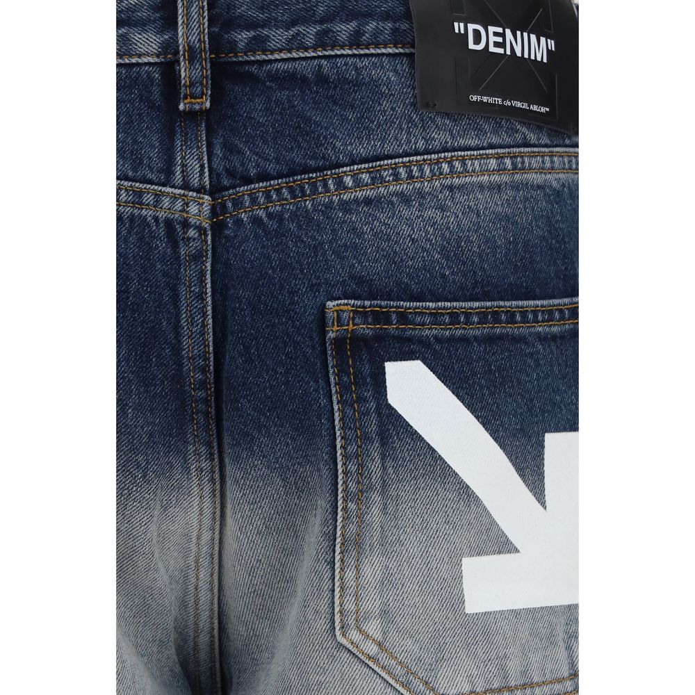 Gray Cotton Slim Fit Jeans
