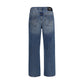 Blue Cotton Slim Fit Jeans