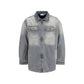 Gray Cotton Denim Jacket