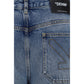 Blue Cotton Slim Fit Jeans