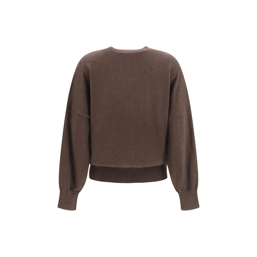 Brown Cotton Sweatshirt