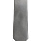 Gray Satin 100% Silk Adjustable Tied Men Necktie Tie