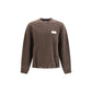 Brown Cotton Sweatshirt