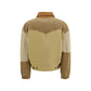 Beige Cotton Full-Length Jacket