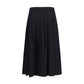 Black Wool Oves Aries Midi Skirt