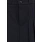 Black Wool Oves Aries Midi Skirt