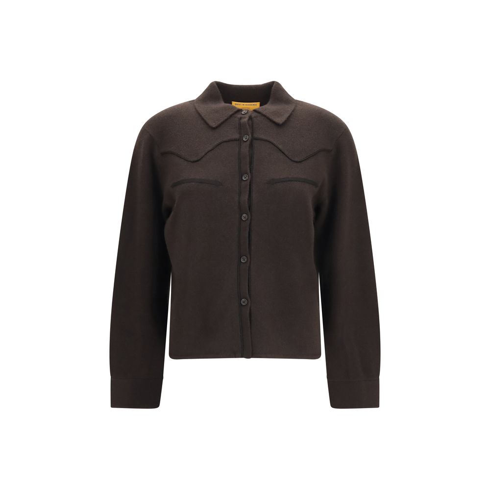 Brown Denim Shirt