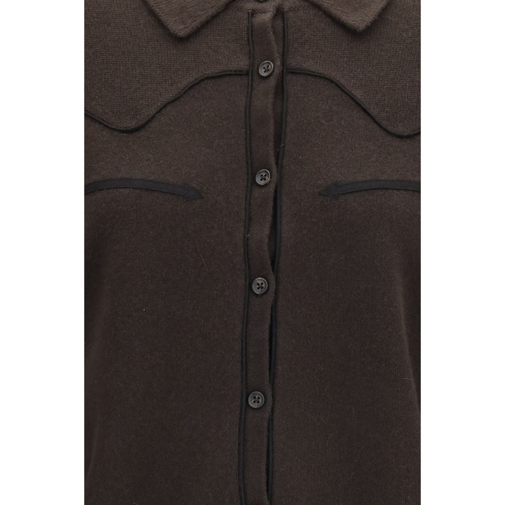 Brown Denim Shirt