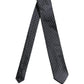 Dark Blue Polka Dot Silk Adjustable Necktie Accessory Tie