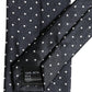 Dark Blue Polka Dot Silk Adjustable Necktie Accessory Tie