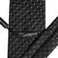 Black Jacquard Silk Adjustable Men Necktie Accessory Tie