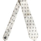 Off White Printed Silk Adjustable Necktie Accessory  Tie