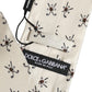 Off White Printed Silk Adjustable Necktie Accessory  Tie