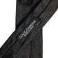 Black Silk Jacquard Adjustable Men Necktie Accessory Tie