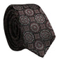 Dark Purple Geometric Adjustable Necktie Accessory Tie