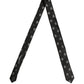 Black Crest Emblem Silk Adjustable Necktie Accessory Tie