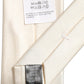 Cream Satin 100% Silk Adjustable Tied Men Necktie Tie