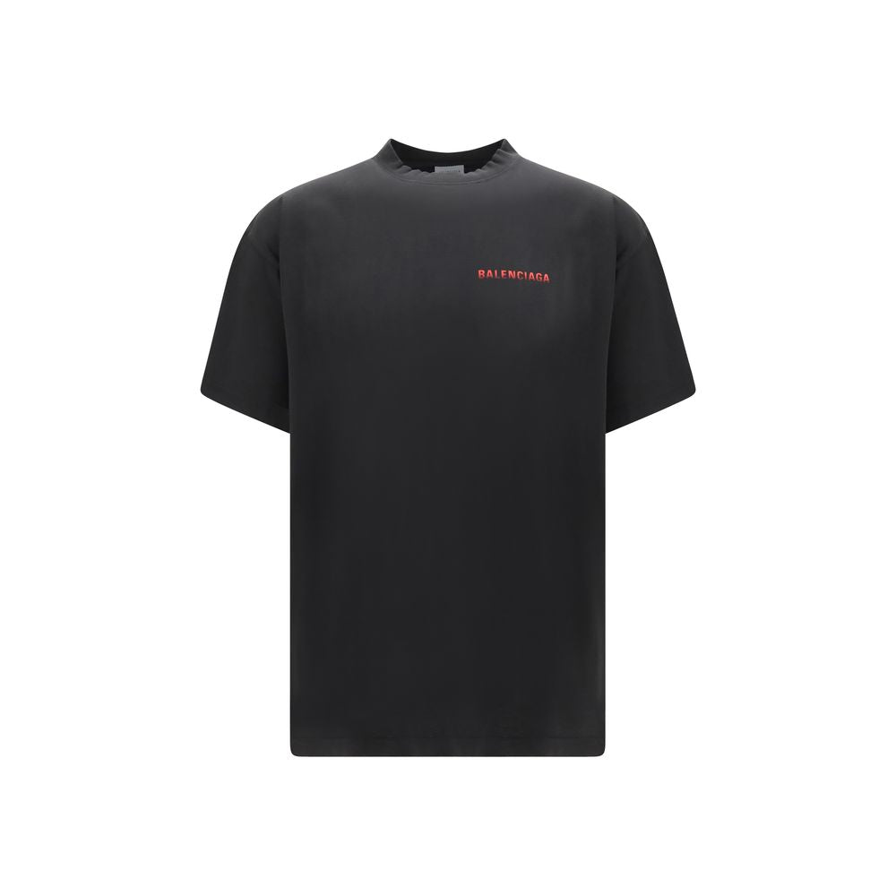 Black Cotton T-Shirt