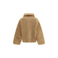 Beige Polyester Shell Jacket