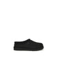 Black Nubuc Leather Clogs
