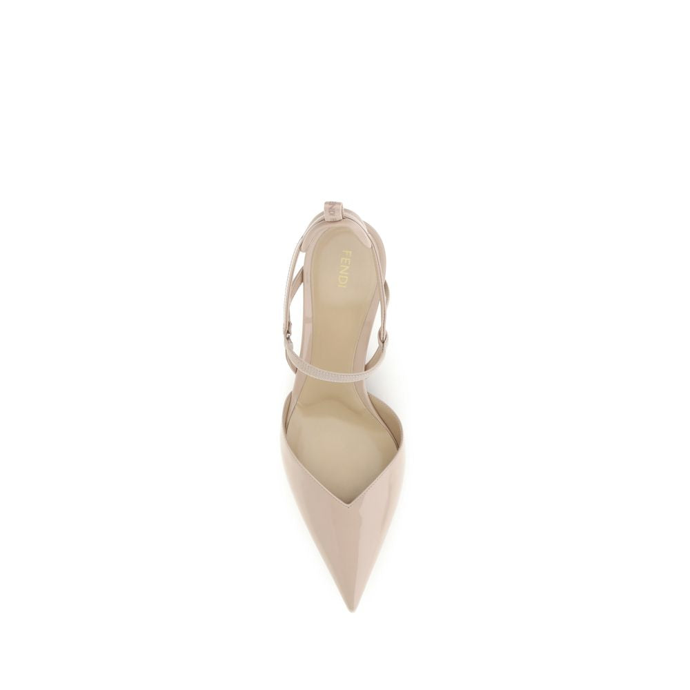 Beige Calf Leather Bos Taurus Pumps