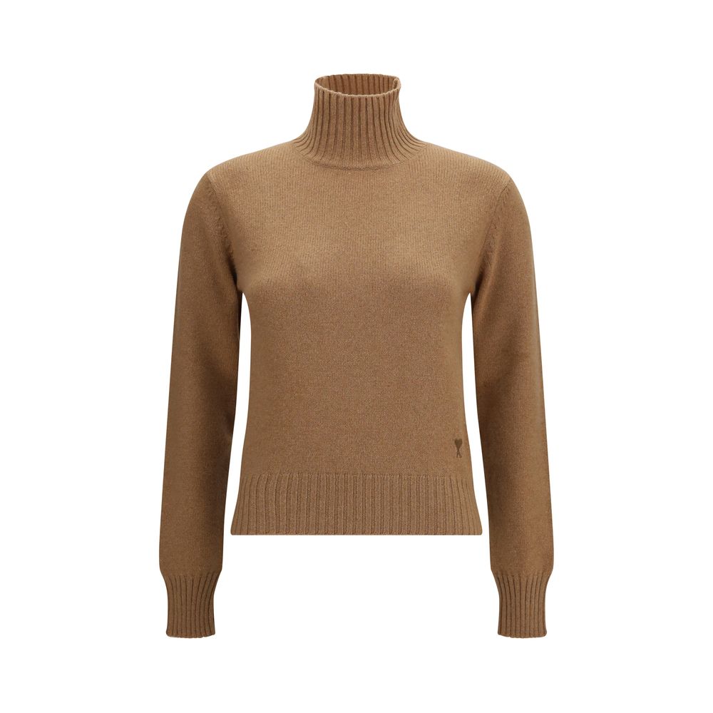 Brown Cashmere Turtleneck