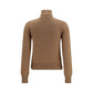 Brown Cashmere Turtleneck