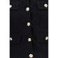Black Viscose Shell Jacket