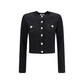 Black Viscose Cardigan