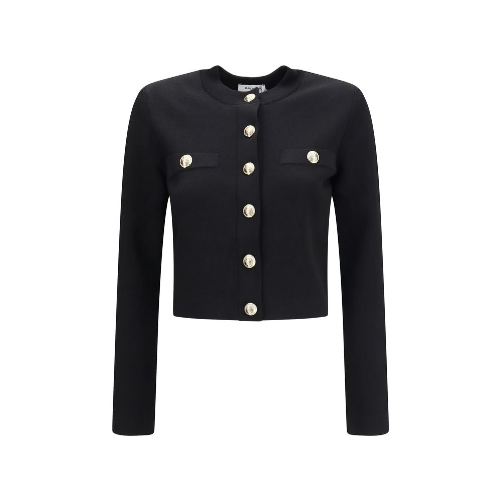 Black Viscose Cardigan