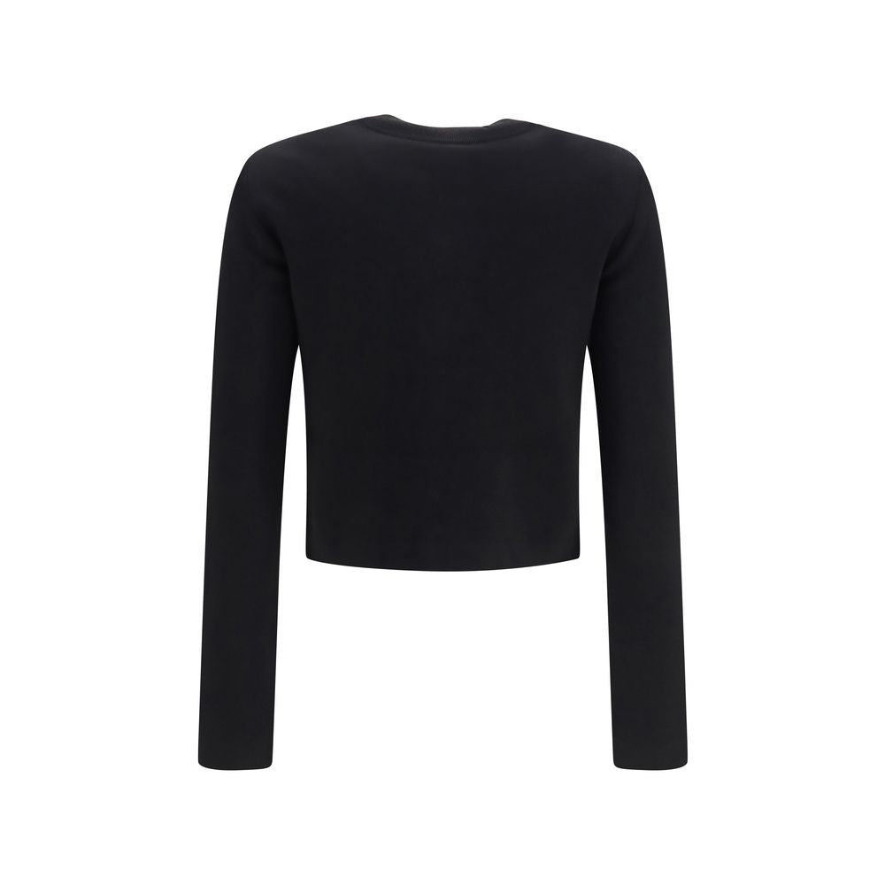 Black Viscose Cardigan