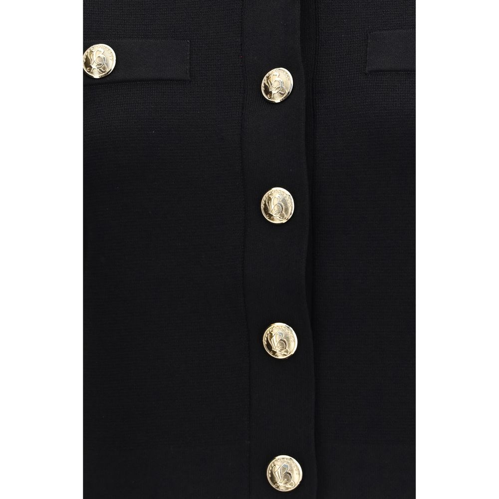 Black Viscose Cardigan