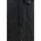 Black Cotton Full-Length Jacket