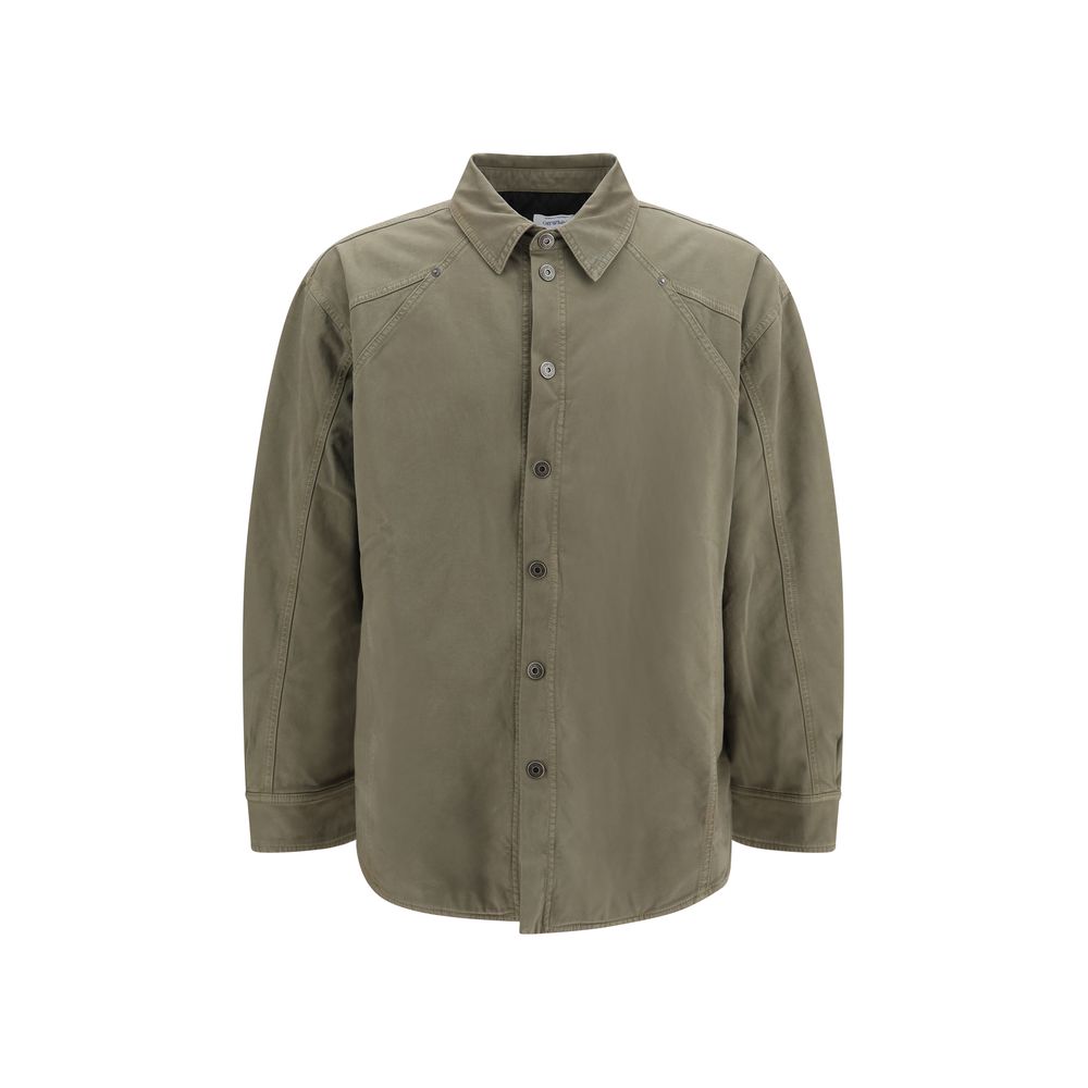 Bicolor Cotton Shell Jacket