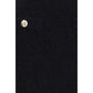 Black Viscose Mini Skirt