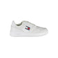 White Polyester Women's Sneaker