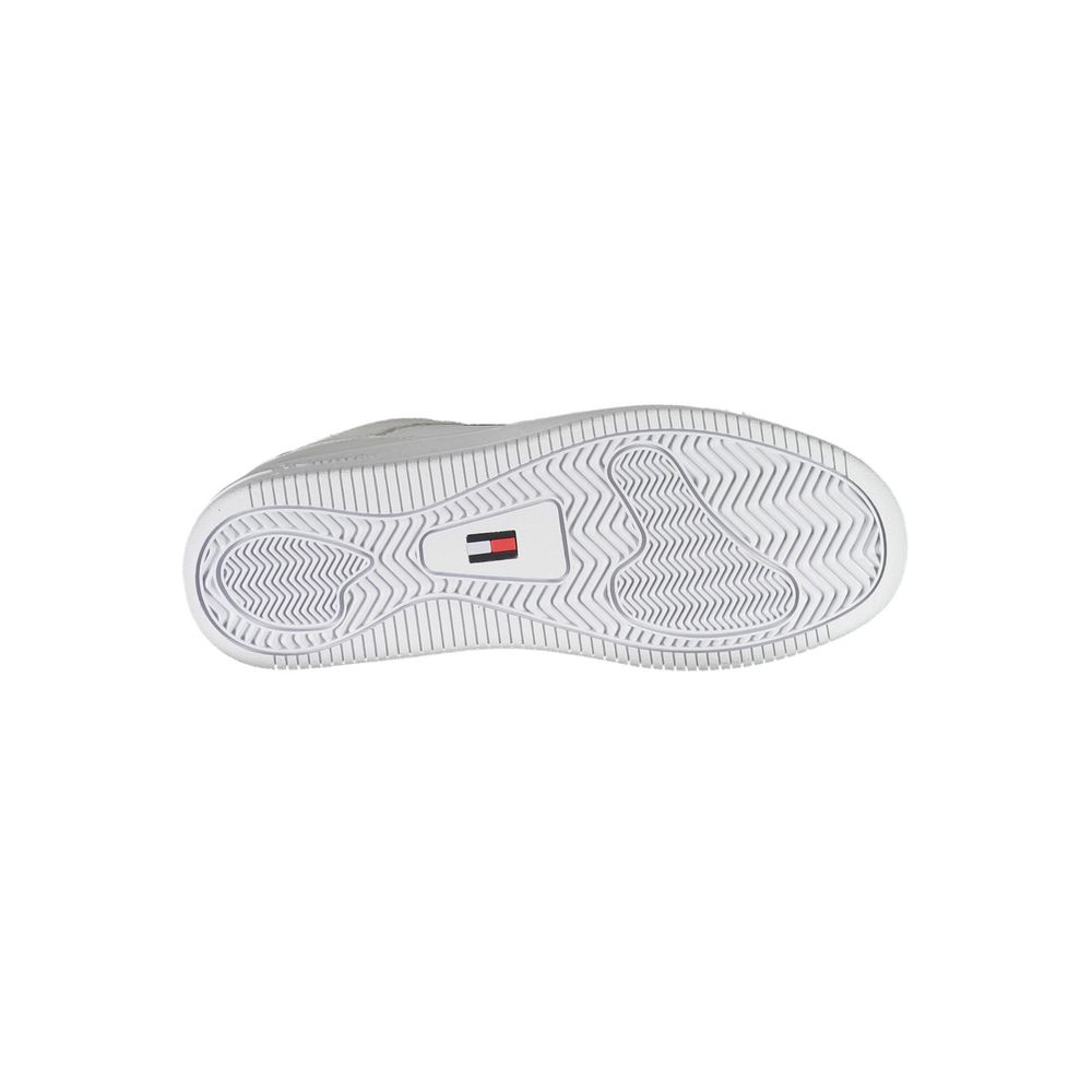 White Polyester Women's Sneaker