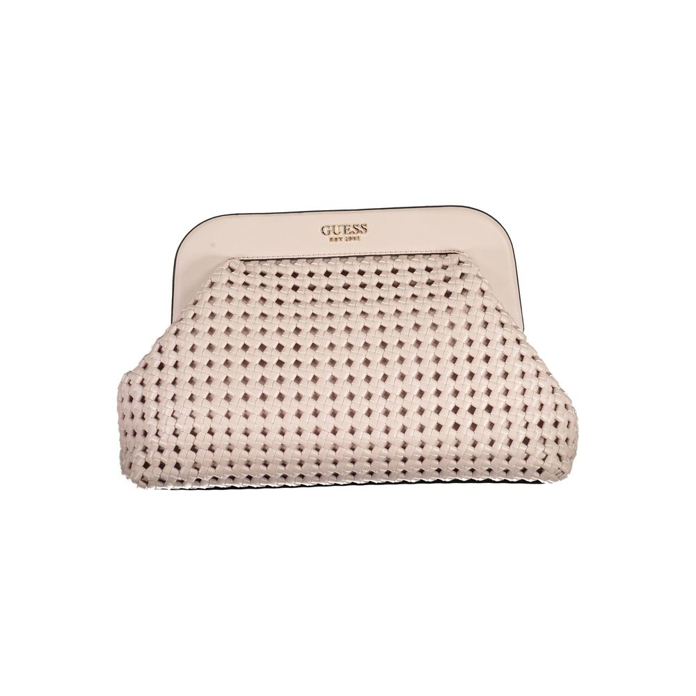 Pink Polyurethane Women's Handbag