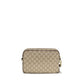 Beige Fabric Shoulder Bag