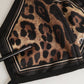 Brown Black Leopard Print Elastic Ear Strap Face Mask