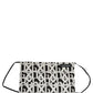 Black White DG Logo Monogram Elastic Ear Strap Face Mask