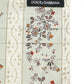 White Floral Cotton Pleated Elastic Ear Strap Face Mask
