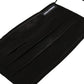 Black Satin Silk Pleated Elastic Ear Strap Face Mask